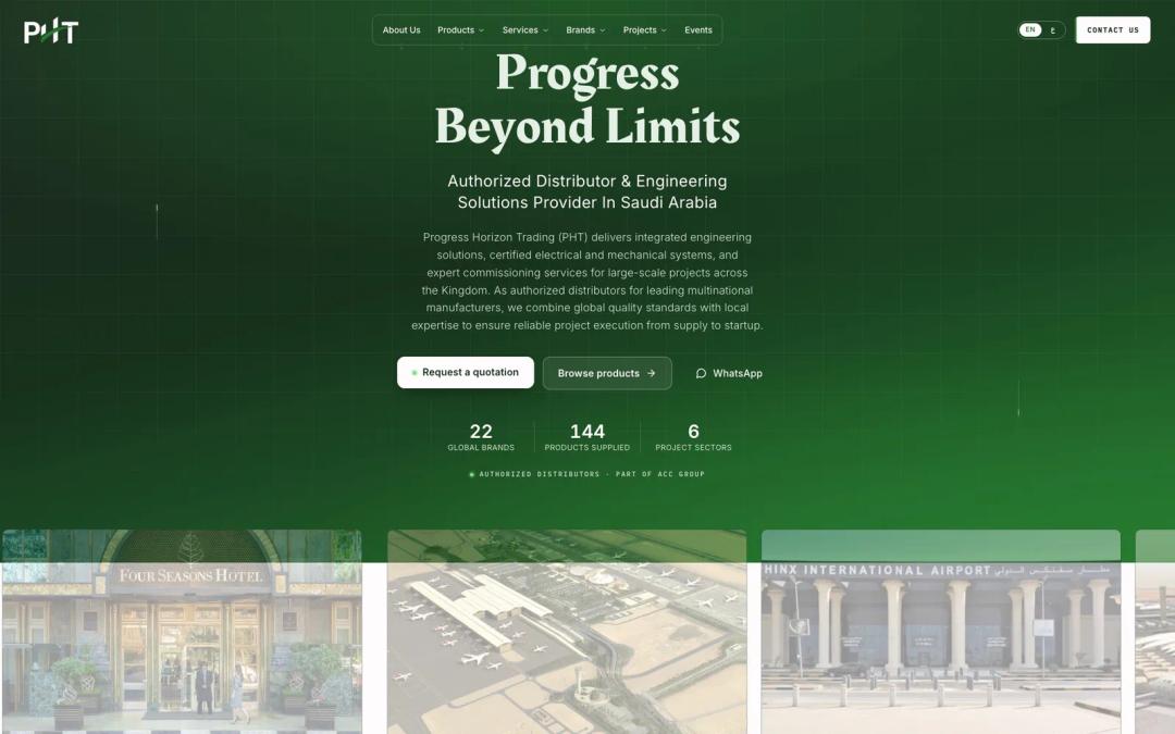 Progress Horizon Trading: الرحلة من أول Commit إلى موقع ينشر نفسه